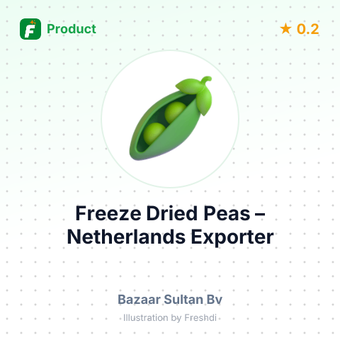 Freeze Dried Peas – summary card, no photo uploaded yet