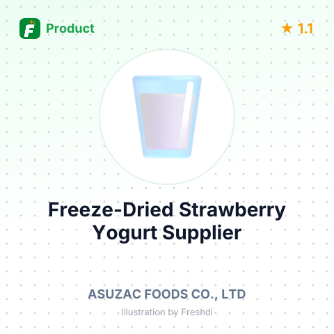 Freeze-Dried Strawberry Yogurt – summary card, no photo uploaded yet