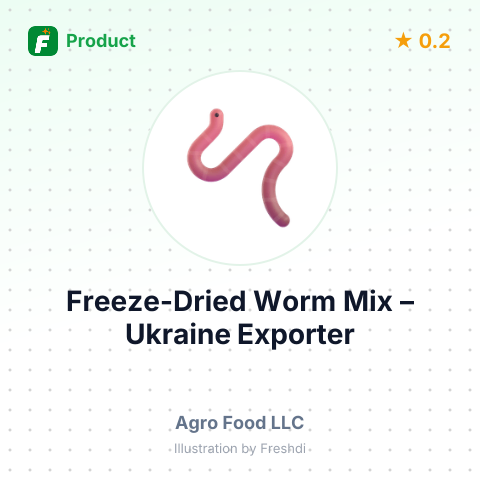 Freeze-Dried Worm Mix – summary card, no photo uploaded yet