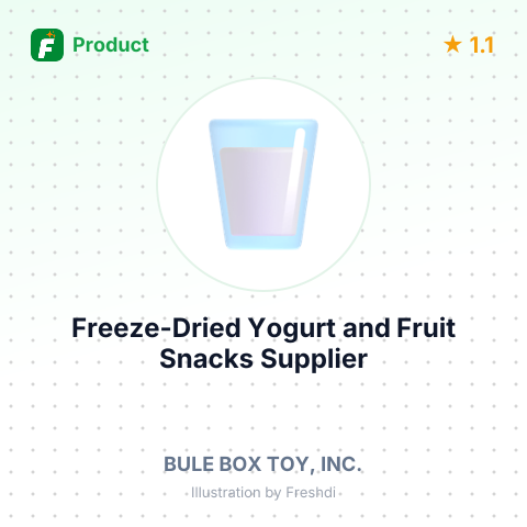 Freeze-Dried Yogurt and Fruit Snacks – summary card, no photo uploaded yet