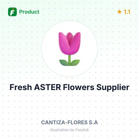 Fresh ASTER Flowers – summary card, no photo uploaded yet