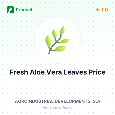 Fresh Aloe Vera Leaves – summary card, no photo uploaded yet