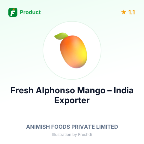 Fresh Alphonso Mango – summary card, no photo uploaded yet