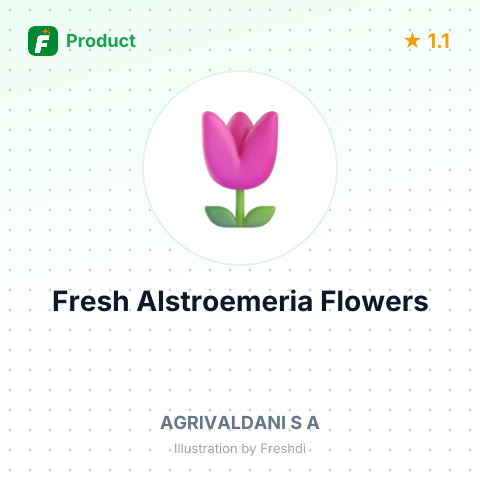 Fresh Alstroemeria Flowers – summary card, no photo uploaded yet