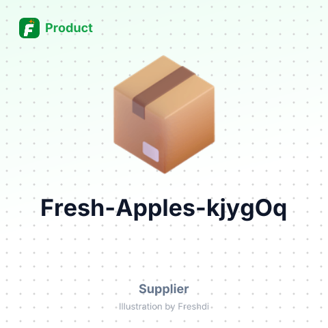 Fresh Apples – summary card, no photo uploaded yet