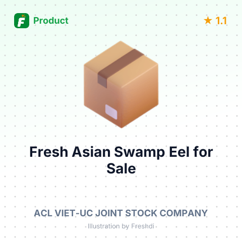 Fresh Asian Swamp Eel – summary card, no photo uploaded yet
