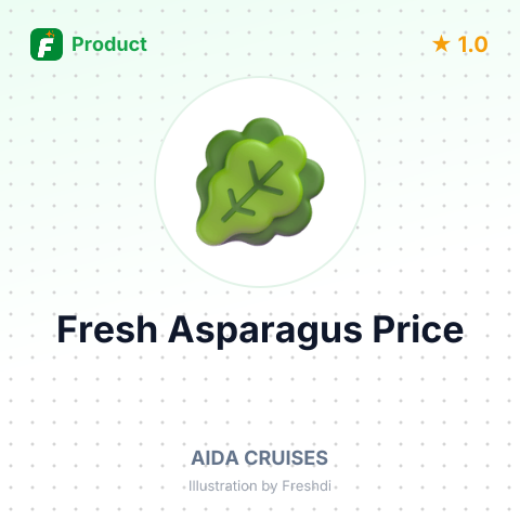 Fresh Asparagus – summary card, no photo uploaded yet
