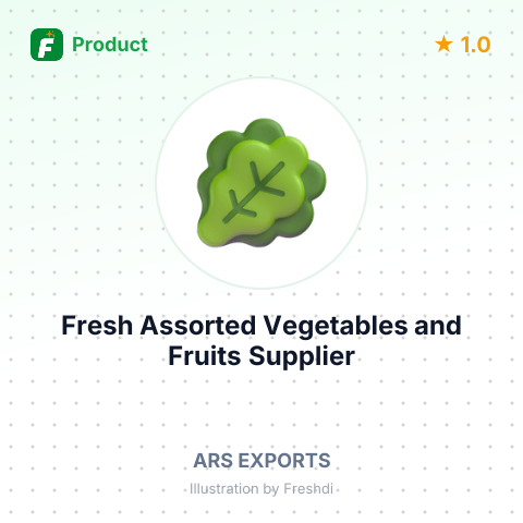 Fresh Assorted Vegetables and Fruits – summary card, no photo uploaded yet