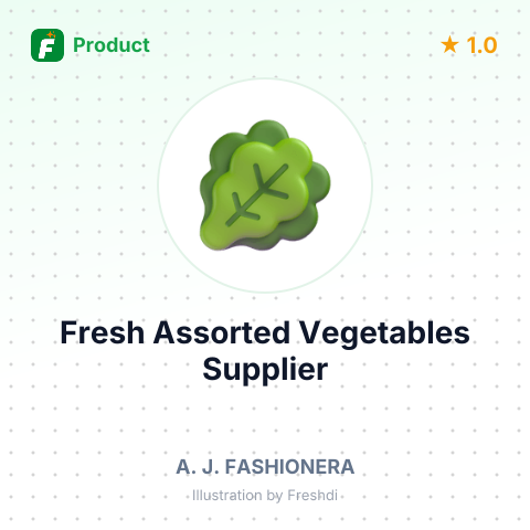 Fresh Assorted Vegetables – summary card, no photo uploaded yet