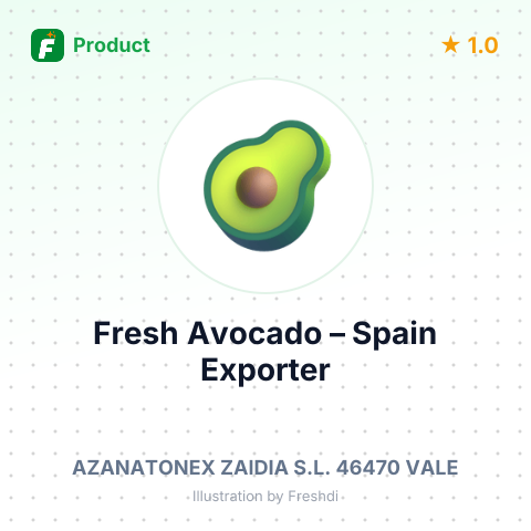 Fresh Avocado – product summary card, no photo uploaded yet