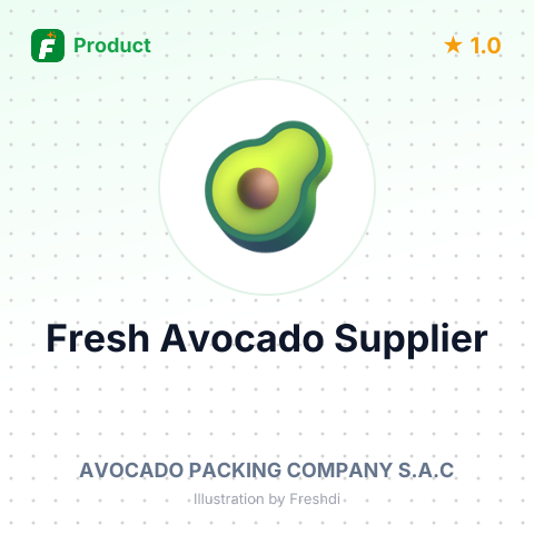 Fresh Avocado – product summary card, no photo uploaded yet
