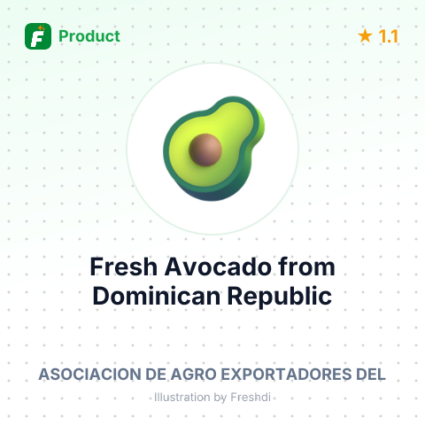Fresh Avocado – product summary card, no photo uploaded yet