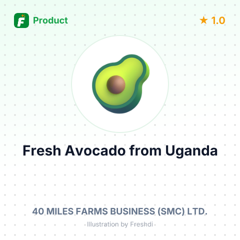 Fresh Avocado – product summary card, no photo uploaded yet