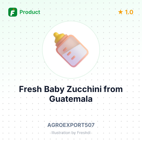 Fresh Baby Zucchini – summary card, no photo uploaded yet