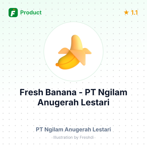 Fresh Banana – summary card, no photo uploaded yet