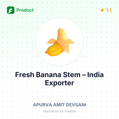 Fresh Banana Stem – summary card, no photo uploaded yet