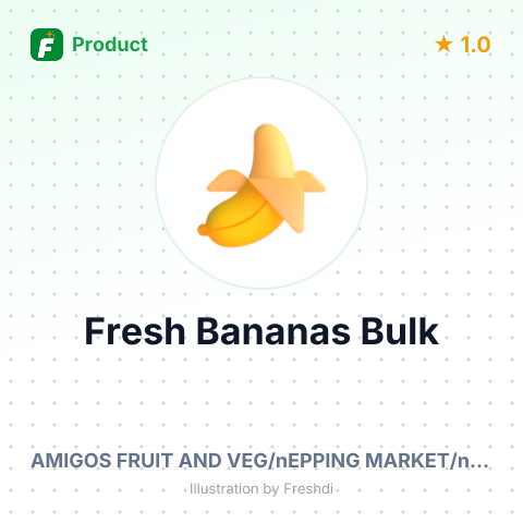 Fresh Bananas – summary card, no photo uploaded yet