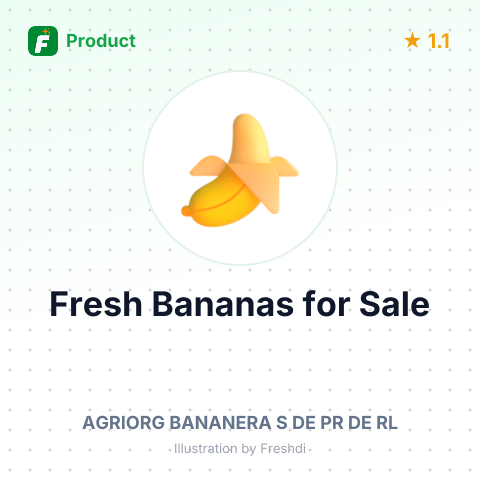 Fresh Bananas – summary card, no photo uploaded yet