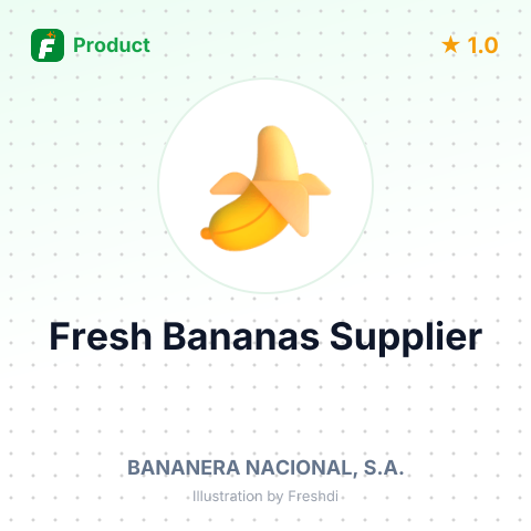 Fresh Bananas – summary card, no photo uploaded yet