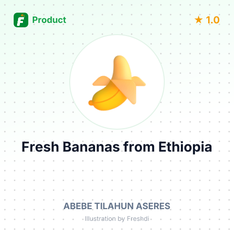 Fresh Bananas – summary card, no photo uploaded yet