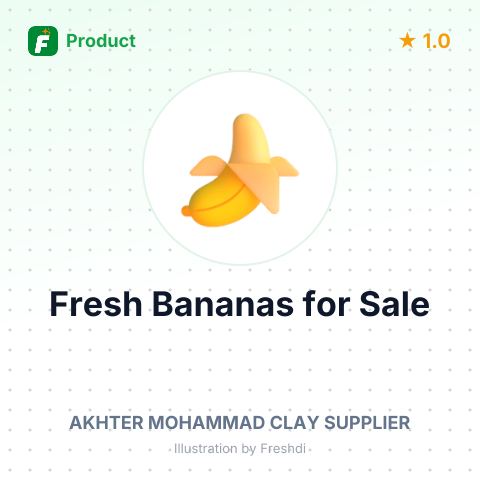 Fresh Bananas – summary card, no photo uploaded yet