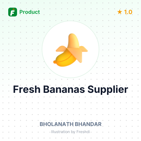Fresh Bananas – summary card, no photo uploaded yet