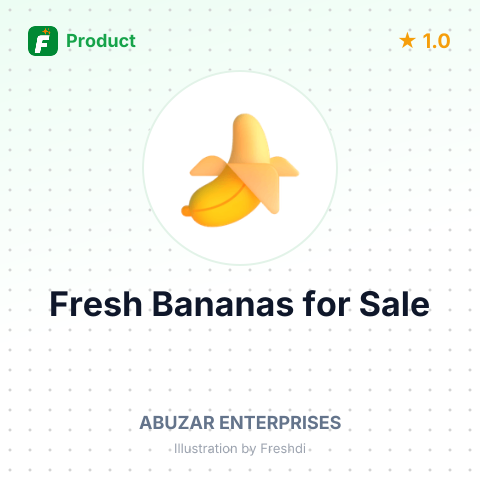 Fresh Bananas – summary card, no photo uploaded yet