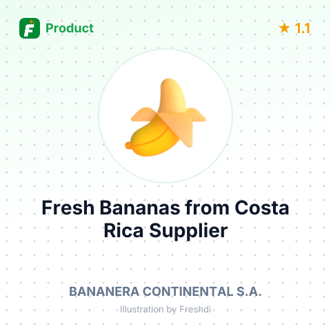 Fresh Bananas from Costa Rica – summary card, no photo uploaded yet