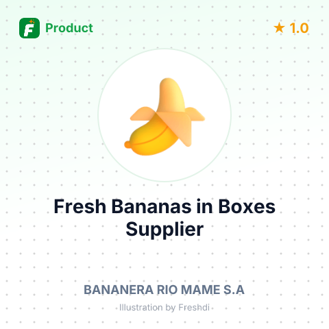 Fresh Bananas in Boxes – summary card, no photo uploaded yet