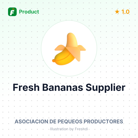 Fresh Bananas – summary card, no photo uploaded yet