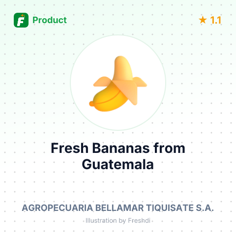 Fresh Bananas – summary card, no photo uploaded yet