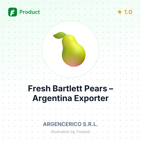 Fresh Bartlett Pears – product summary card, no photo uploaded yet