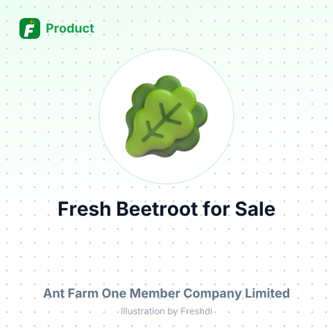 Fresh Beetroot – summary card, no photo uploaded yet