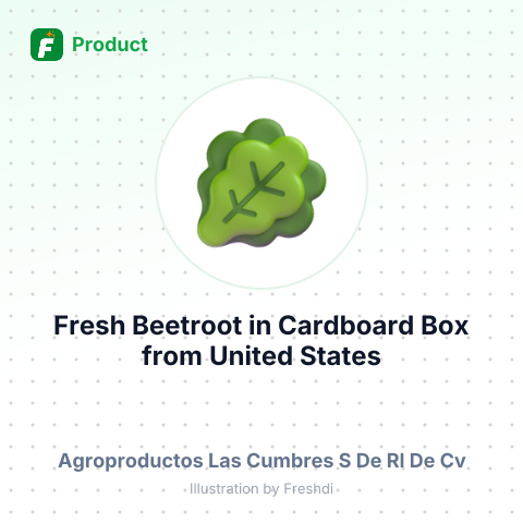 Fresh Beetroot in Cardboard Box – summary card, no photo uploaded yet