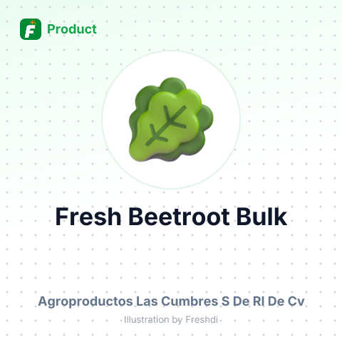 Fresh Beetroot in Plastic Box – summary card, no photo uploaded yet