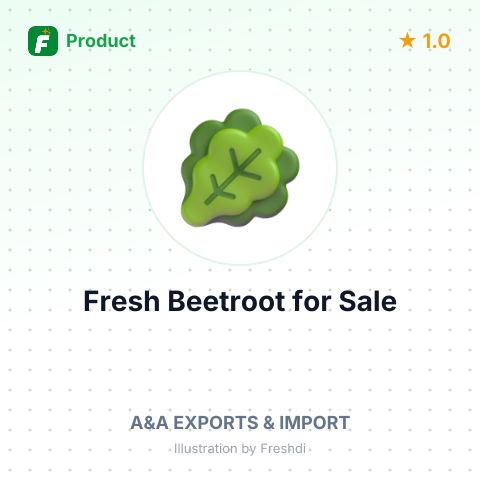 Fresh Beetroot – summary card, no photo uploaded yet