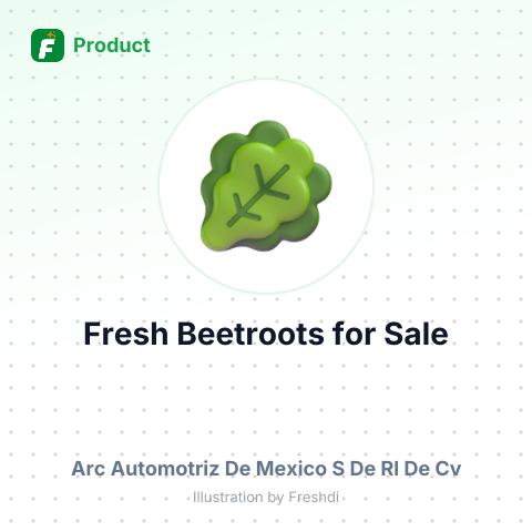 Fresh Beetroots – summary card, no photo uploaded yet