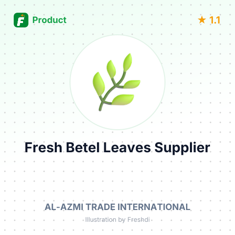 Fresh Betel Leaves – summary card, no photo uploaded yet