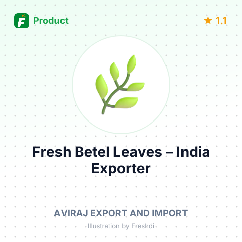 Fresh Betel Leaves – summary card, no photo uploaded yet