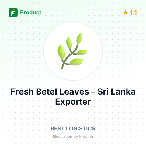 Fresh Betel Leaves – summary card, no photo uploaded yet