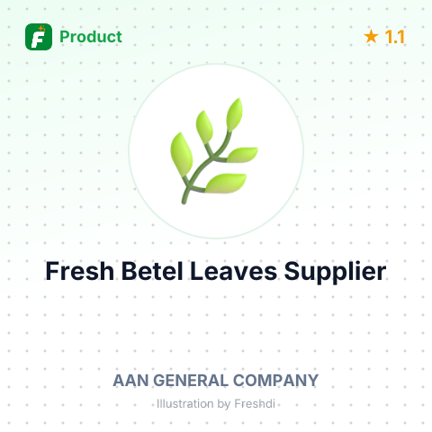 Fresh Betel Leaves – summary card, no photo uploaded yet