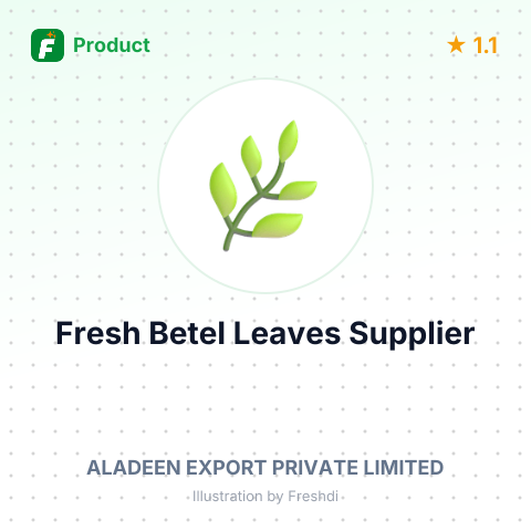 Fresh Betel Leaves – summary card, no photo uploaded yet