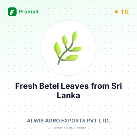 Fresh Betel Leaves – summary card, no photo uploaded yet
