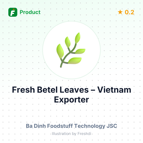 Fresh Betel Leaves – summary card, no photo uploaded yet