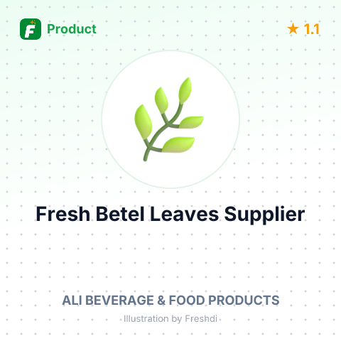Fresh Betel Leaves – summary card, no photo uploaded yet