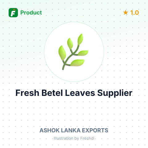 Fresh Betel Leaves – summary card, no photo uploaded yet