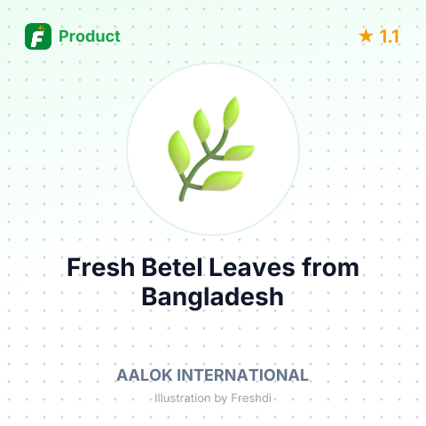 Fresh Betel Leaves – summary card, no photo uploaded yet