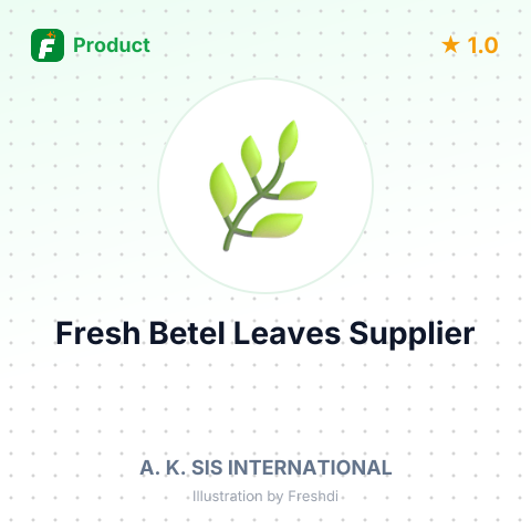 Fresh Betel Leaves – summary card, no photo uploaded yet