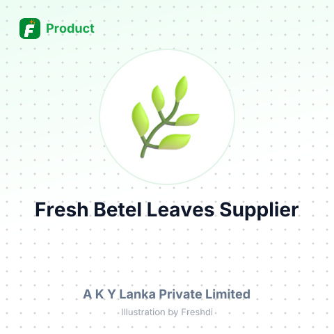 Fresh Betel Leaves – summary card, no photo uploaded yet