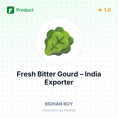 Fresh Bitter Gourd – summary card, no photo uploaded yet